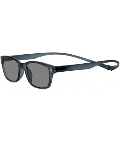 Rectangular Greenwich Polarized Magnetic Sunglasses - Smoke - C718HYZCNAC $53.70
