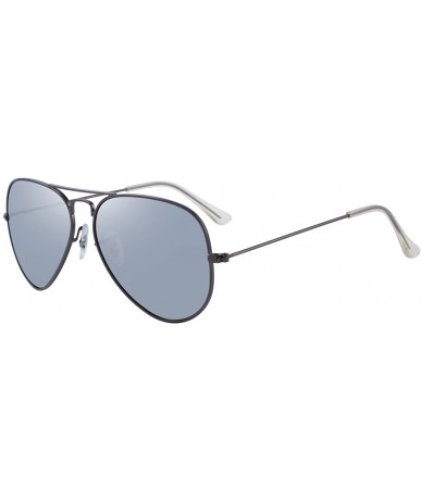 Aviator Classic Pilot Polarized Sunglasses for Men/Women58mm O8025 - Gray&silver - CM18H34G0EU $16.85