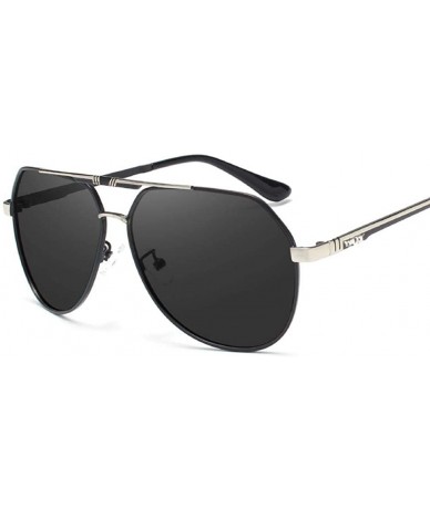 Aviator Men's Sunglasses Brand Designer Pilot Polarized Male Sun Glasses Y7700 C1BOX - Y7700 C2box - C718XEC6XIQ $15.07