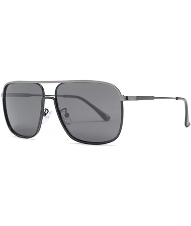 Square Vintage Polarized Sunglasses Protection Decoration - CX18R6MAI9Z $10.87