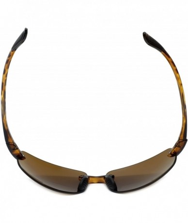 Wrap 471BF Polarized Bi-Focal Rimless Reading Sunglasses in Charcoal or Tortoise - Tortoise / Amber Lens - CL110I4UZU5 $94.02