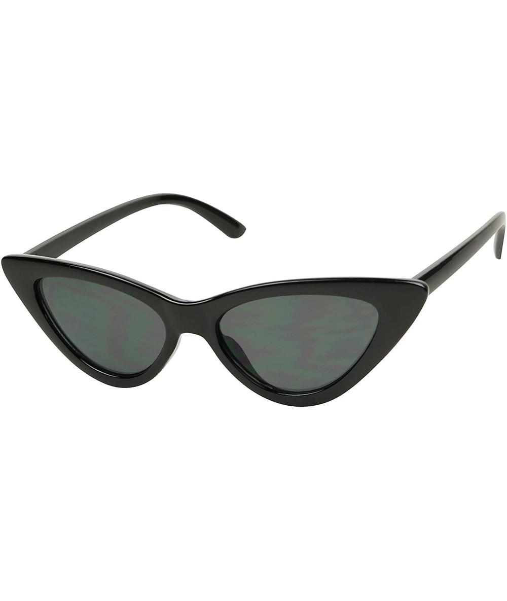 Oversized Super Vintage Cateye Sunglasses Clout Mod Exaggerated High Pointed Retro Cobain Fashion Shades - C718KHX8R6S $12.41