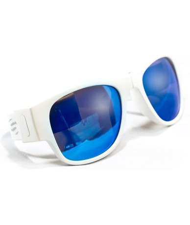 Sport Polarized Slap sunglasses fashion Beach Sports Outdoor sport travel for mens womens and kids - White/Blue - CW18ULEX844...