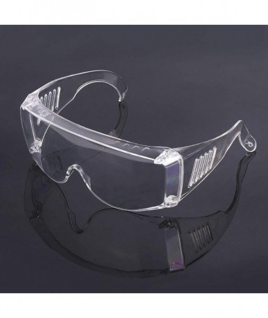 Goggle Glasses Multifunctional Transparent Glasses Dustproof Windproof and Wentilated Sides - Clear - CM196MCL30E $8.83