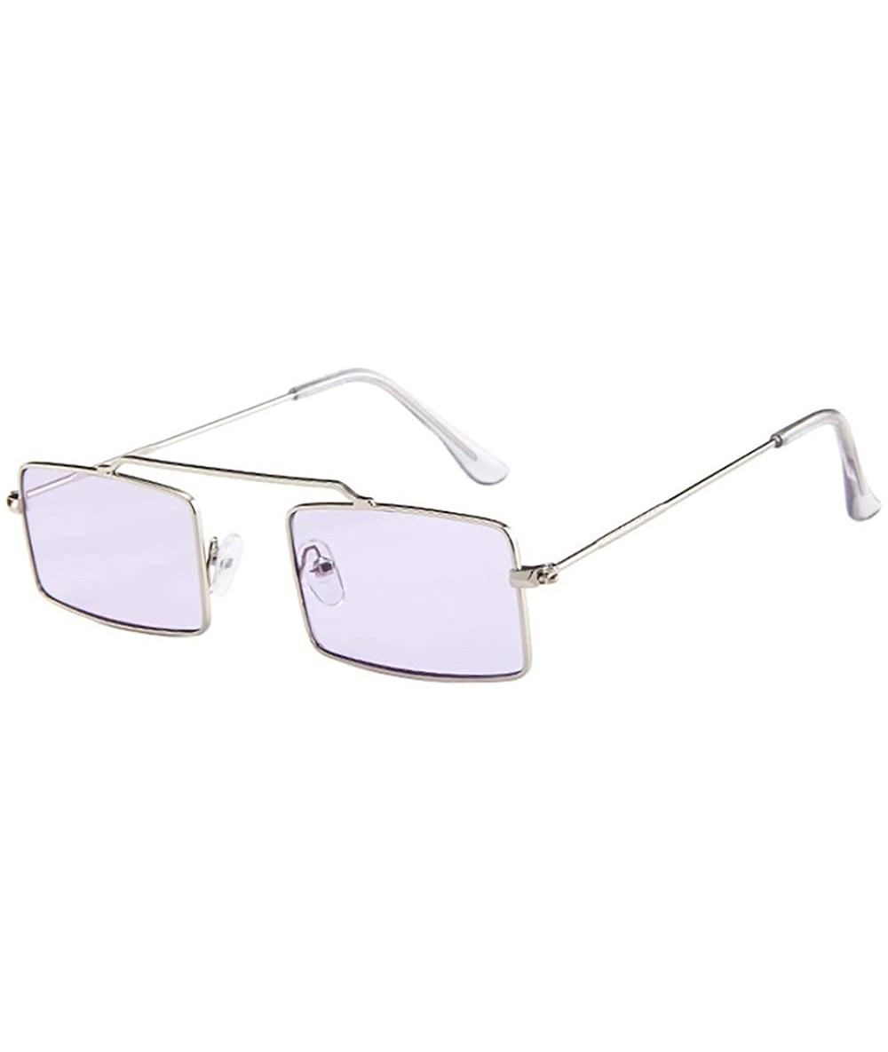 Goggle Glasses- Women Men Vintage Retro Small Frame Unisex Sunglasses Eyewear - 8191c - CK18RS54ZUH $8.49