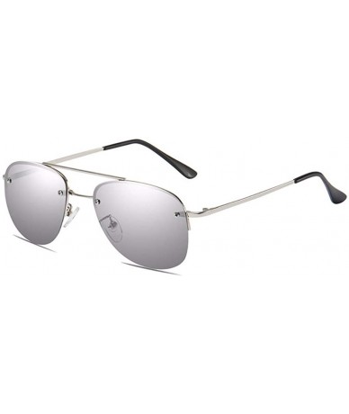 Aviator Sunglasses Men's Polarizing Sunglasses Classic Toad Lens Polarizing Sunglasses Driving - D - C818Q92XN9G $68.20