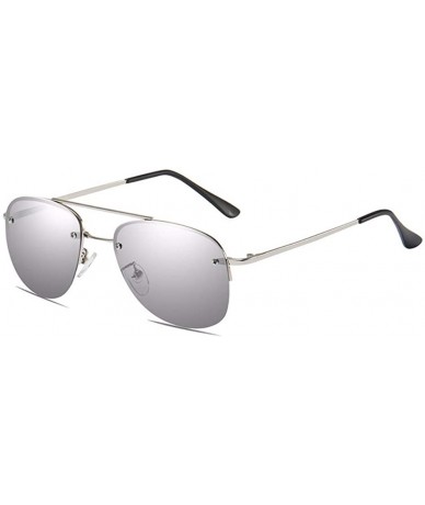 Aviator Sunglasses Men's Polarizing Sunglasses Classic Toad Lens Polarizing Sunglasses Driving - D - C818Q92XN9G $26.52