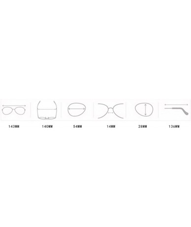 Rectangular Women Men Vintage Retro Glasses-Unisex Oval Frame Sunglasses Eyewear - F - CL18Q2LGM0Z $9.30