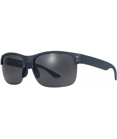 Rimless Polarized Sunglasses for Men Women Golfing Driving 8021 - Grey/Grey - CJ18TNY6HMW $9.44
