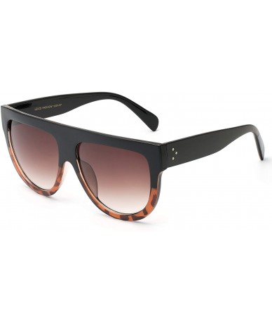 Wayfarer Women's Fashion Flat Top Super Future Sunglasses Retro Vintage Shades - CY196R2IX3R $20.74