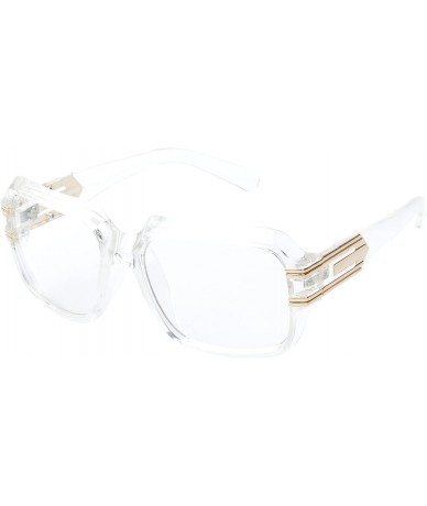 Square 'Paxton' Square Fashion Sunglasses - Clear-clear - CA11P2VIT0H $10.04