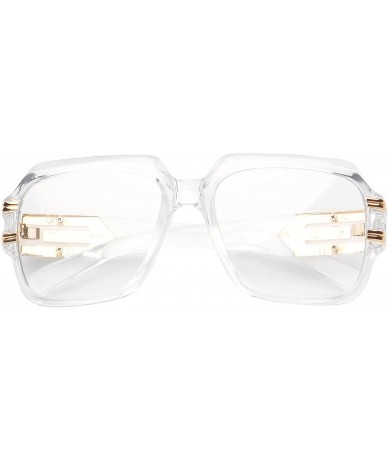 Square 'Paxton' Square Fashion Sunglasses - Clear-clear - CA11P2VIT0H $10.04