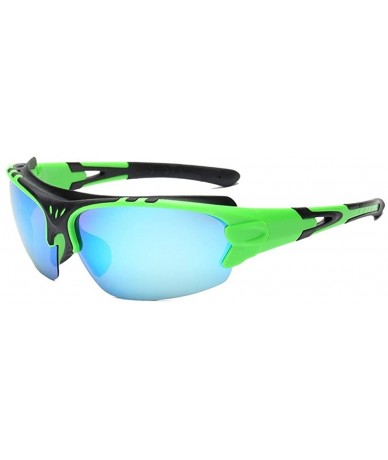 Goggle Polarized Light Riding Spectacles Outdoor Sports Sunglasses HD Lenses with Case for Men - Green - CD18LD0X8C2 $31.73