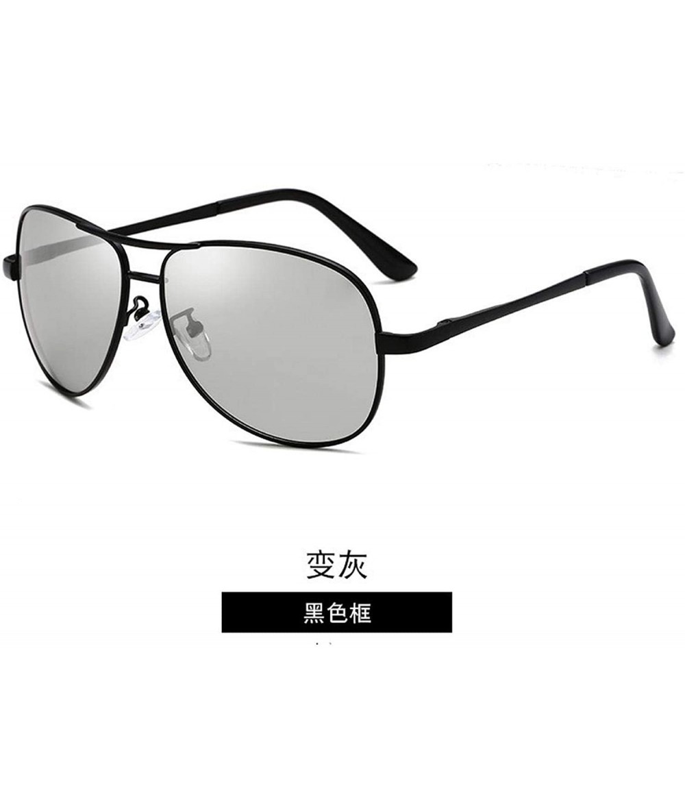 Oversized New Retro Polygon Oversized Polarized Discolored Sunglasses Men Sun Glasses Vintage Metal Frame Eyewear UV400 - 7 -...