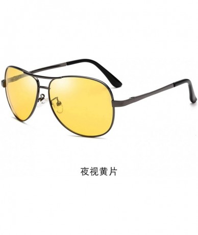 Oversized New Retro Polygon Oversized Polarized Discolored Sunglasses Men Sun Glasses Vintage Metal Frame Eyewear UV400 - 7 -...