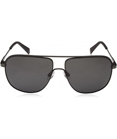 Square Men's Pld2055/S Square Sunglasses - Mtt Black - CS186NIMKDI $38.84