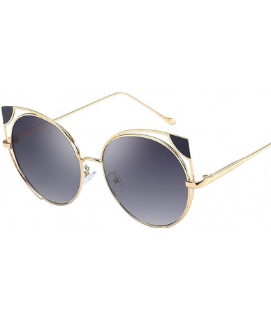 Goggle Women Vintage Eye Sunglasses Retro Eyewear Fashion Radiation Protection - Gray - C818Q4XMN5A $18.37