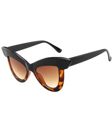 Oversized Women Cat Eye Sunglasses Retro Eyeglass Frame Eyewear oculos 2019 Fashion - G - CP18TK85W3C $18.22