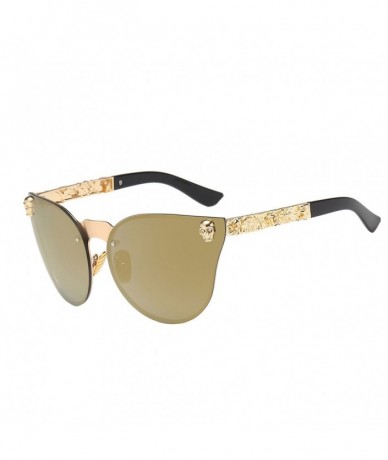 Square Fashion Frameless Sunglasses Oversized - B - CD18Q2SRGTX $9.94