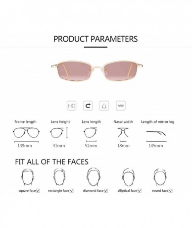 Goggle Vintage Steampunk Sunglasses Fashion Metal Frame Clear Lens Shades for Women - Gold Frame Light Tea Lens - CY18XQD0GSI...