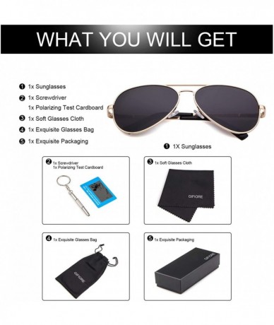 Square Aviator Sunglasses for Women Men Polarized Vintage Retro Designer Glasses UV 400 Protection - CT18N7R5QGO $10.00