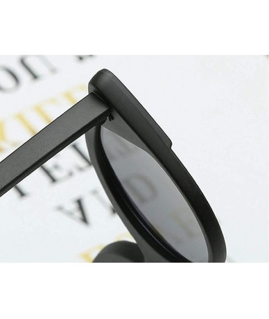 Oval Super Cute Star Shape Cat Sunglasses Brand Designer Transparent Candy Color Eyewear UV400 - Black - CM18LTQZE7I $12.96
