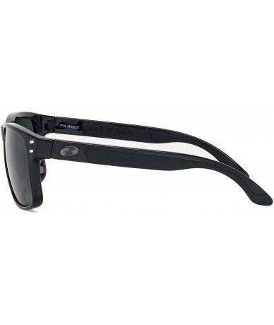 Goggle italy made classic sunglasses corning real glass lens w. polarized option - Black / Polarized Green G15(m) - CM12O34MH...