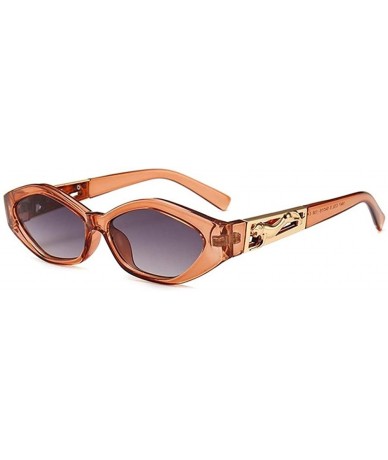 Cat Eye Vintage Cat Eye Sunglasses Women 2020 Brand Designer Modern Sun Glasses Female Black Red Frame UV400 - CF198O3SLXC $1...