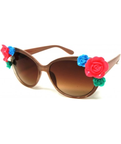 Butterfly Luxury Butterfly Lady Retro Party Beach Flowers wedding Sunglasses - CN18593HKDH $17.46