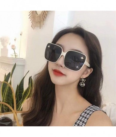 Oversized Oversized Sunglasses Gradient Glasses Sunglasseselegant - Pink - C0197CTIAHG $46.35