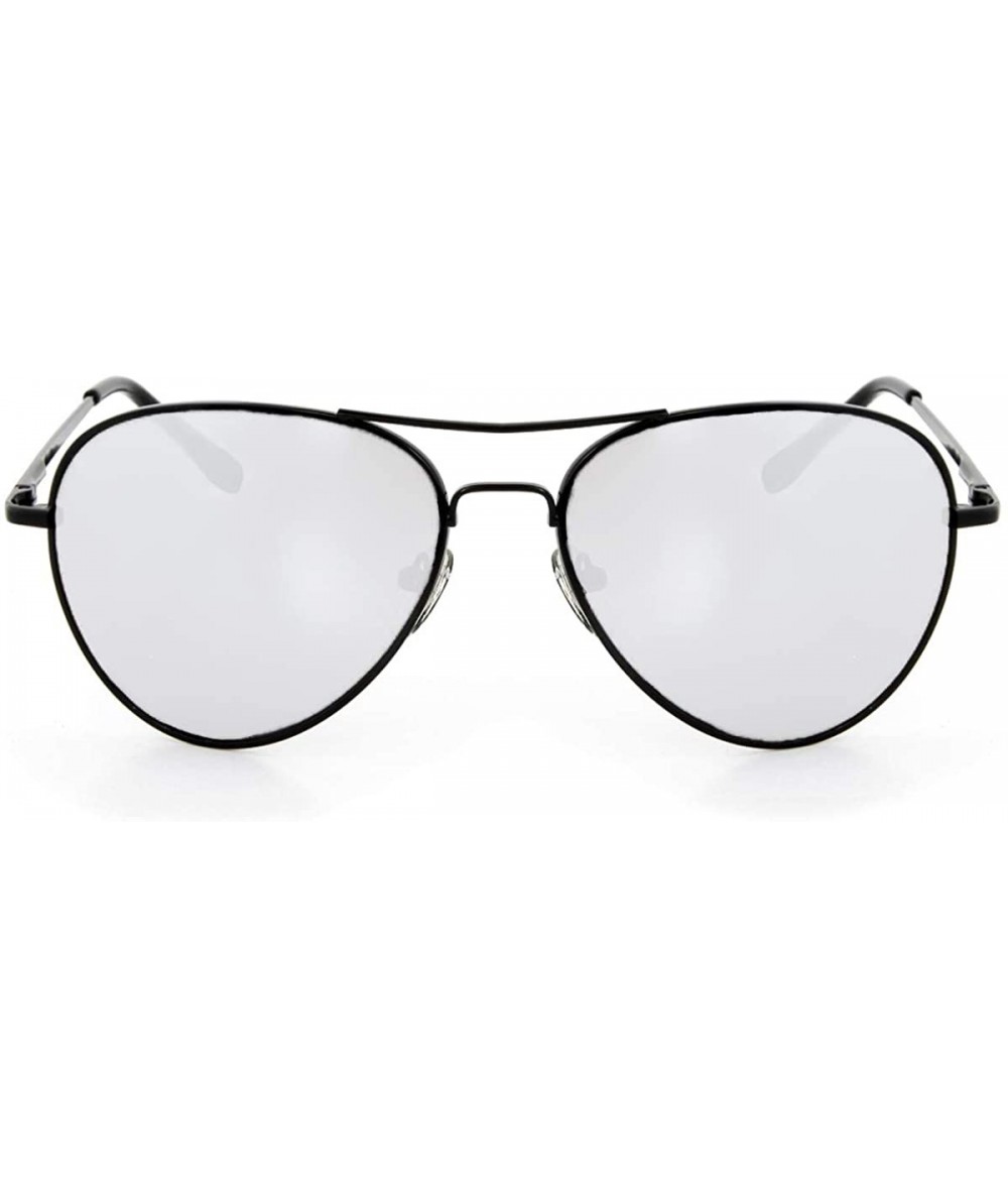 Aviator The Original Aviator Sunglasses - Full Mirror Lens w/ FREE Premium Microfiber Storage Bag - CT111HQP37D $11.56