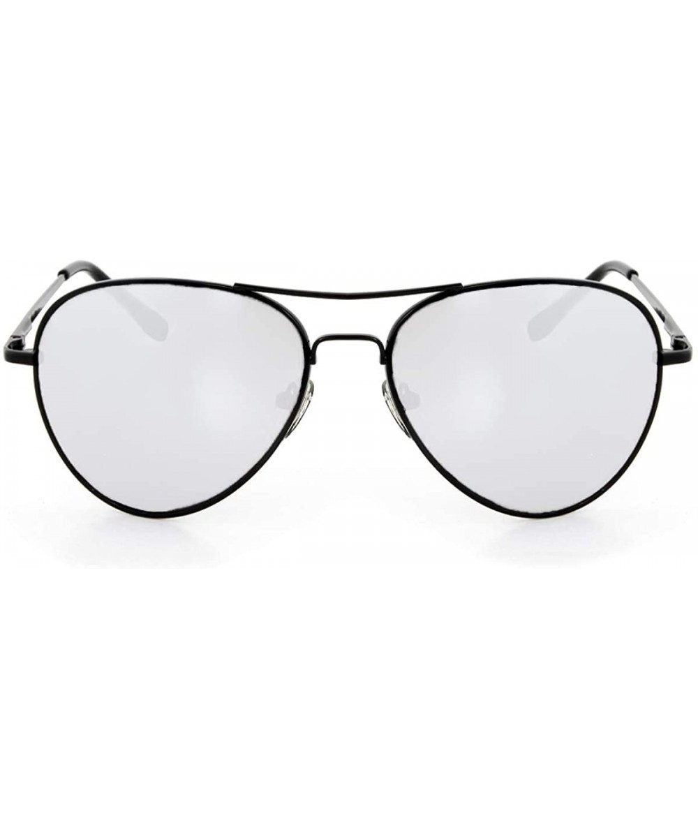 Aviator The Original Aviator Sunglasses - Full Mirror Lens w/ FREE Premium Microfiber Storage Bag - CT111HQP37D $17.59