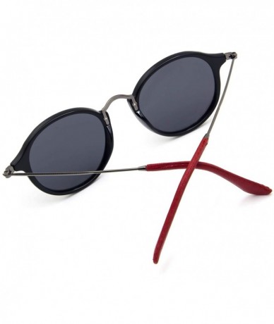Wayfarer Womens Fashion Designer Polarized Sunglasses 100% UV400 Protection Sun Glasses - Black Frame Gray Lens-a - CN18WNE4G...