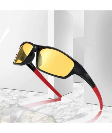 Square Sunglasses Men's Polarized Driving Sport Sun Glasses For Men Women Square C 01 - C 04 - CZ18Y3NY0H2 $10.74