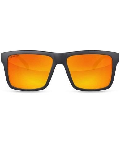 Square Vise Polarized Sunglasses - Turbo Customs - CW194YN5NS0 $44.28