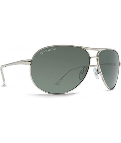 Rectangular Buford T Sunglasses & Carekit Bundle - Silver / Grey Poly Polarized - C418EHI9463 $48.21