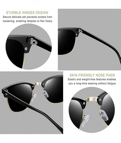 Sport Round polarized sunglasses classic frames - C0198NCZGQO $22.55