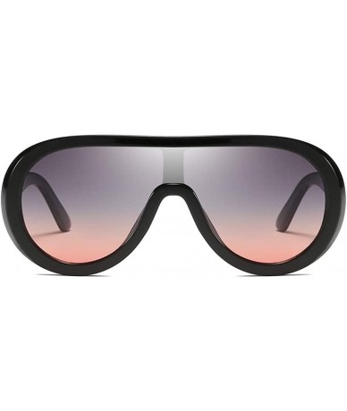 Rimless Sunglasses Polarized Oversized Personality - F - CV18TZ8CU7N $9.20