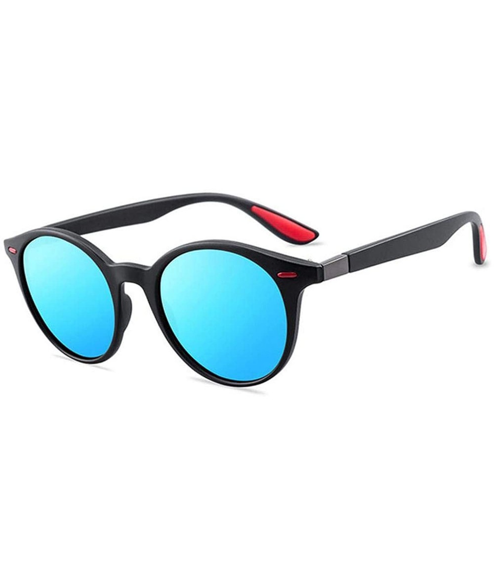 Square Outdoor Polarized Men Sunglasses Luxury Round Rivet Women Sun Glasses Mens Driving Sunglass Womens - Blue - CI197A2RCN...