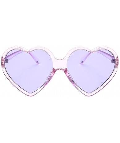 Rectangular Heart Shape Sunglasses Cute Sweet Girls Stylish Goggle Love Heart-Shaped Sun Glasses Valentine's Day Present - CD...