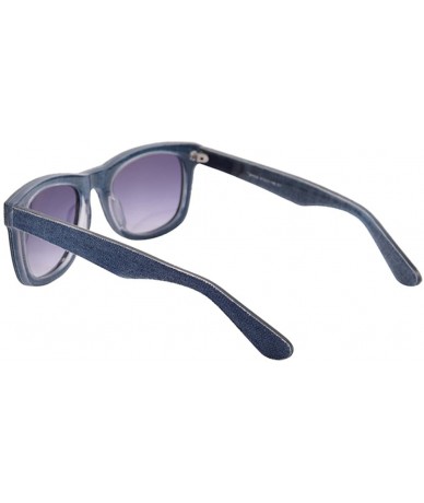 Wayfarer Denim Frame UV400 Polarized Sunglasses Women/Men Summer Glasses-SG008 - C1 - CI18DOZUM7H $44.24