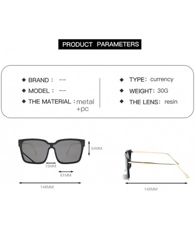 Aviator Fashion Colorful One-Piece Sunglasses Sun glasses for Women 2117 - Blackgrey - CA18AN2WCC3 $8.64