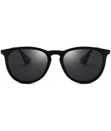 Oval Vintage Classic Sunglases Men Cat Eye Sunglasses Women Luxury Sun Glasses Designer - Leopard - CM199CC65T5 $21.31