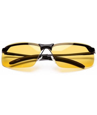 Oval Polarized Sunglasses Lightweight Fashionwear - Yellow - CD18SZ4DO9E $7.92