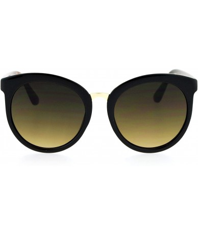 Butterfly Double Frame Sunglasses Womens Round Butterfly Oversized Fashion Shades - Black Tortoise - C3186AD83XD $13.12