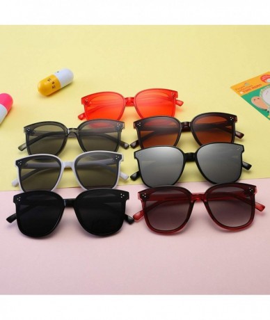 Goggle 2019 New Children Baby Fashion Sunglasses Children's Rice Nails Girls Boys Oculos - White - CE197YH7MMI $22.04