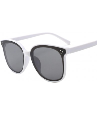 Goggle 2019 New Children Baby Fashion Sunglasses Children's Rice Nails Girls Boys Oculos - White - CE197YH7MMI $22.04