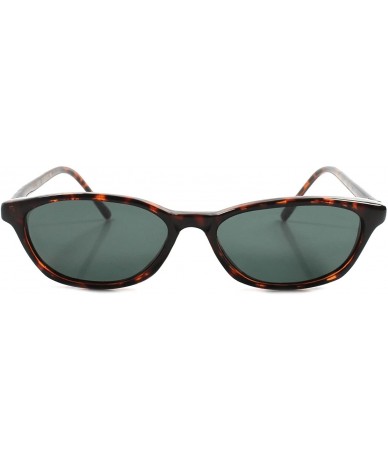 Rectangular Old Stock Classic Vintage 80s 90s Urban Fashion Rectangle Sunglasses - Tortoise - CS189774A90 $12.46