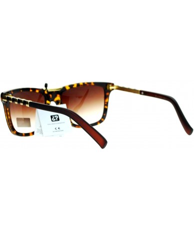Square VG Occhiali Sunglasses Womens Square Frame Designer Style Shades - Tortoise (Brown) - C2187KAXGQA $7.37