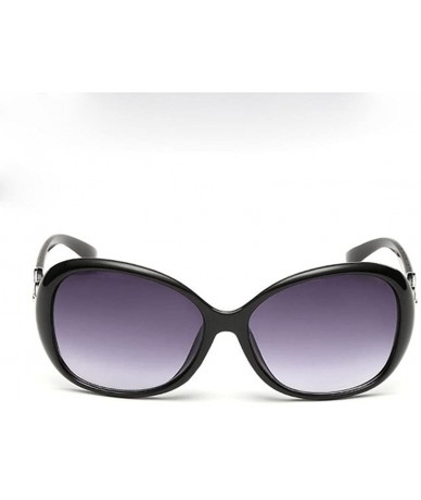 Rectangular Hot Sale! Women Men Double Ring Decoration Shades Sunglasses Integrated UV Glasses - C618GTC7QZH $8.76